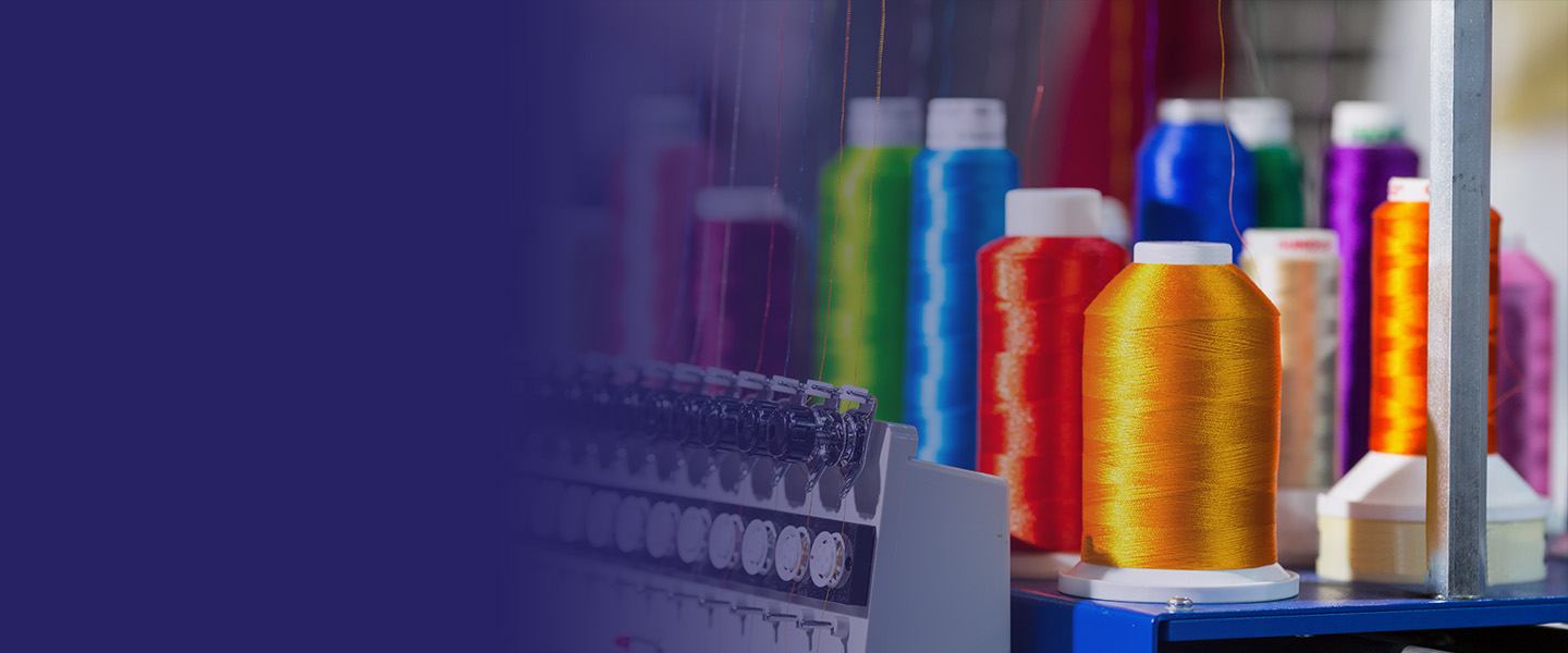 Professional embroidery machine creating custom designs